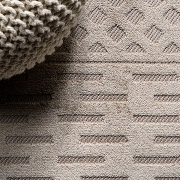 Xlendi High-low Pile Moroccan Geometric Indoor/outdoor Area Rug